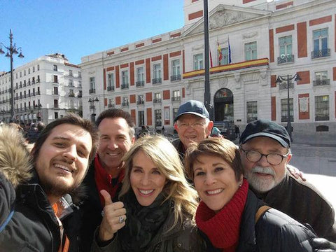 12 day Spain vacation package: Clients enjoying Madrid, beginning of their trip